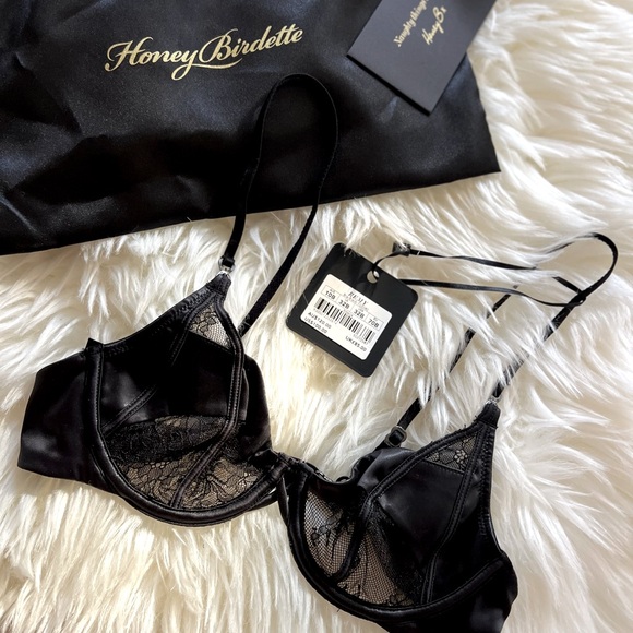 Honey Birdette Remy Black Bra - Picture 1 of 4
